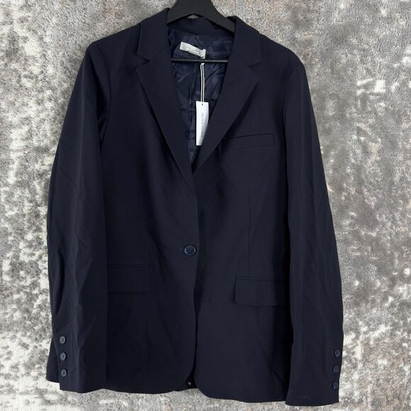 NEW Outerknown Sz 12 Single Button Virgin Wool Oversized Blazer Parker Jacket - Picture 1 of 11